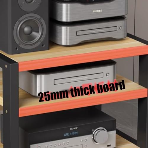Gabinete estéreo de escritorio para solucionar el desorden de equipos de audio HiFi 5