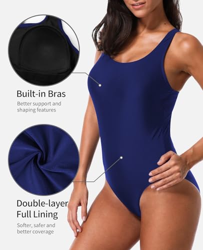 Image of beautyin Women's Pro One Piece Swimsuit Women Athletic Swimming Bathing Suit