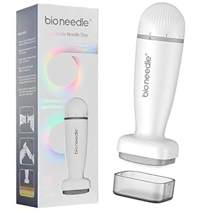Dr.Pen Adjustable Derma Stamp,Professional microneedling stamp For Face body,derma pen for hair beard face,microneedling pen for Scalp hair(120 Dermastamp)