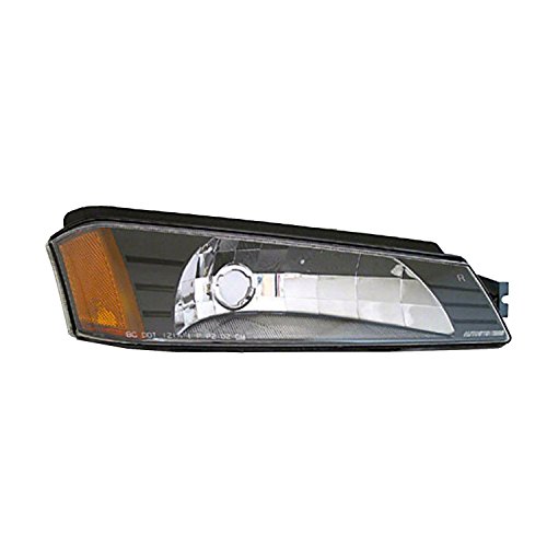 Upgrade Your Auto Replacement Passenger Side Parking Marker Light Lens/Housing w/Cladding