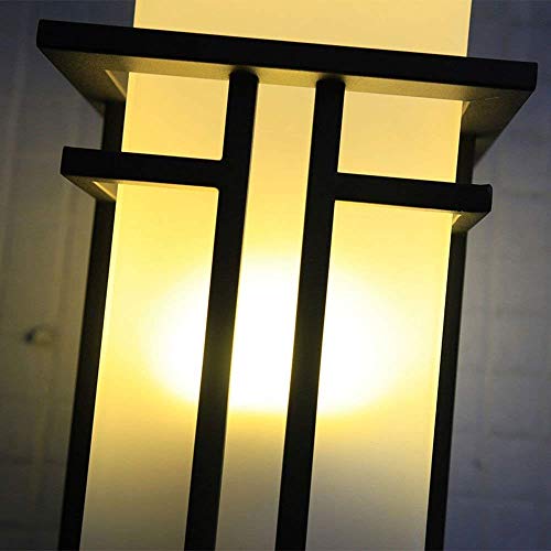 Éclairage extérieur étanche E27 avec diffuseur en verre carré