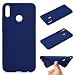 Produktbild Everainy Kompatibel für Huawei Honor 8X Silikon Hülle Ultradünn Hüllen Handyhülle Einfarbig Gummi Case Schutzhülle Stoßfest TPU Gel Stoßstange Cover (Blau)