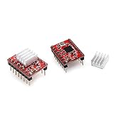A4988 Stepper Motor Driver Module for Pololu RepRap 3D Printer StepStick (Pack of 2)