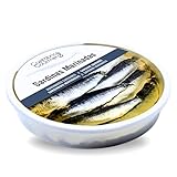 Sardinas Marinadas Artesanales Premium de Santoña | 22-28 Lomos de Sardinas en Aceite de Oliva (500 gr) | Sabor Único y Textura Suave | Packs Gourmet Variados | Elaborado por Casa Santoña