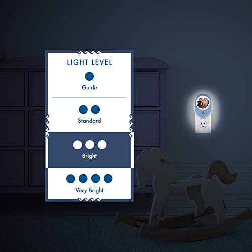 Image of Disney Frozen II MySelect LED Night Light, Motion Sensor, Dusk-to-Dawn | Featuring Anna and Elsa, Ideal for Girls' Bedrooms, Nurseries, or Bathrooms - 44473