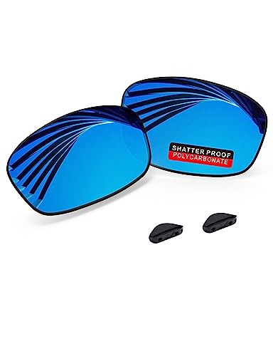 Image of PRO+ Polycarbonate Replacement Lenses & Nose Pads for Oakley Fives Squared(4+1) OO9238 Sunglasses