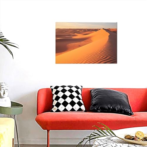 Impression sur toile Sahara YoupO 45x30 cm peinture murale sans cadre pour salon