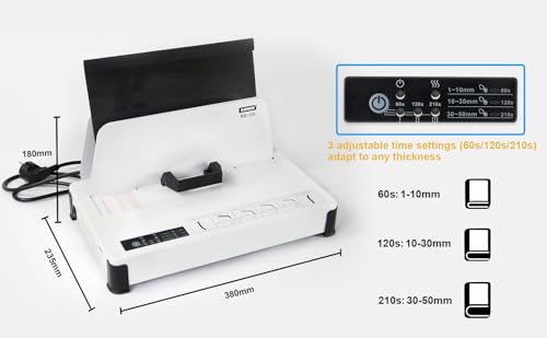 RAYSON Thermobindegerät, 50 mm Bindedicke, A4, RD-50