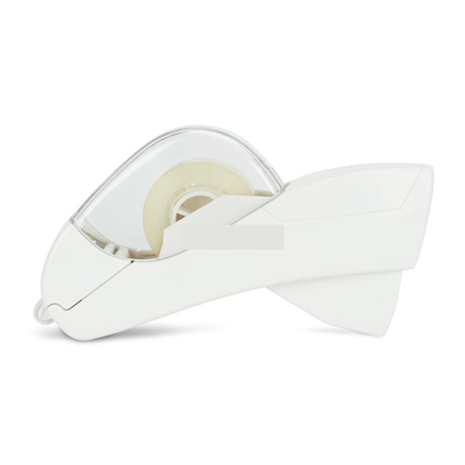 Handgehaltener automatischer Klebebandspender for Verschließen von Kartons, inklusive 2 Rollen 12 mm Klebeband Saubere PräZise Schnitte(For ivory white)