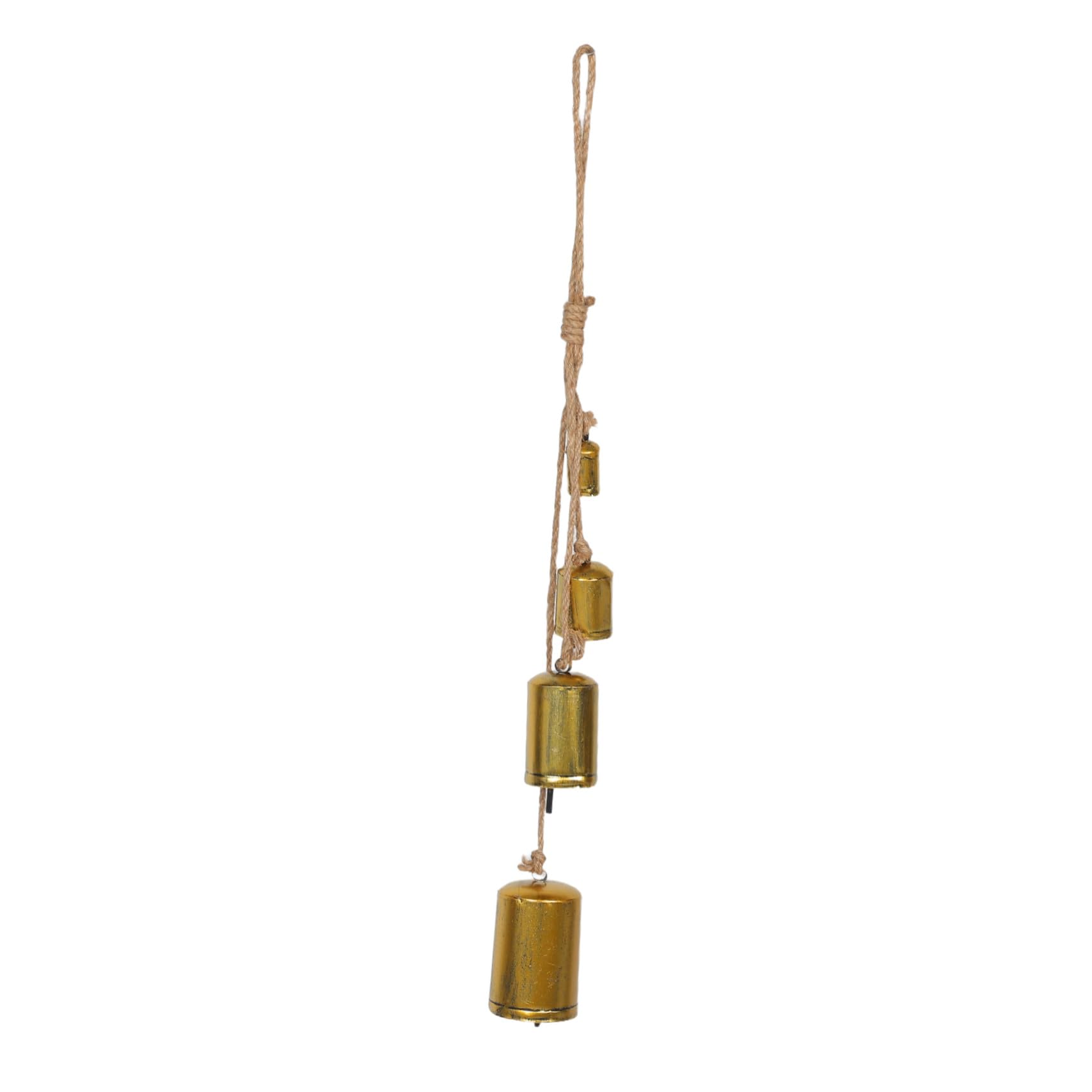 Campanelli Natalizi in Ferro Vintage Cluster Campane da e Albero in Stile Shabby con Finitura Artigianale Decorazioni Appese per Ghirlande e Ambienti Festivi