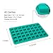 Webake Square Silicone Mold for Wax Melt, 40-Cavity Chocolate Candy Mold for Homemade Baking