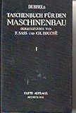  Dubbels Taschenbuch für den Maschinenbau Erster Band
