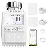 heizungsthermostate alexa 【Allseitiger Komfort】Der Thermostat hat den Vorteil, dass es sehr leise arbeitet und Ihnen einen ruhigen Raum bietet. Außerdem bietet es Schutz vor Gefrieren und Verkalkung. Mit der Schnellheizfunktion können Sie die Wärme in weniger als fünf Minuten genießen. Die Kindersicherung schützt Kinder. Die Bildschirmbeleuchtung eignet sich für die Verwendung bei Nacht und in schwach beleuchteten Umgebungen. Ein ZigBee3.0 kann mit mehreren smart Heizkörperthermostate arbeiten.