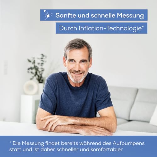 Beurer BM 81 easyLock Oberarm-Blutdruckmessgerät, Manschette ohne Kabel | Manschette mit...