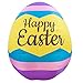 Holidayana Inflatable Easter Egg Decoration - 8ft Inflatable Yard Decor Includes Built-in Bulbs, Tie-Down Points, and Powerful Built-in Fan