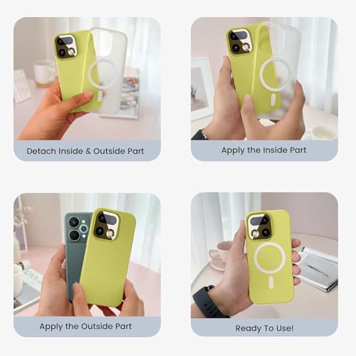 Image of AeoFit Matte Back Cover for vivo V70 Elite 5G | Shockproof Soft TPU Case with Camera Protection | Slim & Lightweight Back Cover Case for vivo V70 Elite 5G (Yellow)
