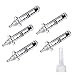 Serveyou 1set/2sets Ampoule Head for Hyaluronic Acid Pen, Plastic Anti-Aging One Time Beauty Disposable Sterile Consumables Ampoule Head (1 Set,5 x Ampoule Head 1 x Taker)