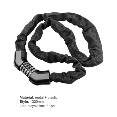 Cadeado Com Senha Para Bike Moto Seguro Reforçado 5,5 X 1000 mm Loja Oliveiras (Corrente de aço com