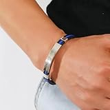 Zoom IMG-1 bqwxiec bracciale in titanio da