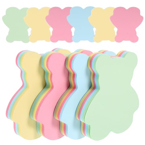 jojofuny 冊 自己粘着メモパッド 可愛い動物デザイン 便利付箋ノート 書き込みやすい携帯用スケジュール管理用 日常使用向け