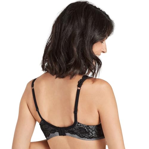Image of Bali Women's Underwire Lace Bra, Lace Desire Sexy Plunging Bras for Women, Support, Most Comfortable, Full Coverage