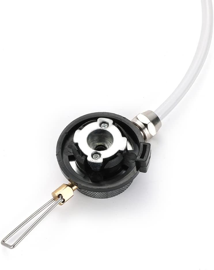 NOBRIM Card Butane Gas Tank Inflation Valve Adapter Gas Tank Inflatable Regulator Hose Outdoor Camping Long Cylinder Accessories