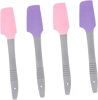 minkissy Espátula De Cera De Silicone 4 Unidades Bastões De Cera Dura Aplicador De Silicone Espátula Para Perna Aplicador De Cera Acessórios Faciais Espátula De Creme Facial