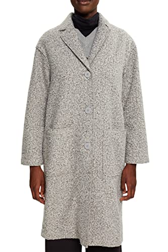 ESPRIT Collection Damen 082eo1g373 Jacke, Gun Metal, XL EU