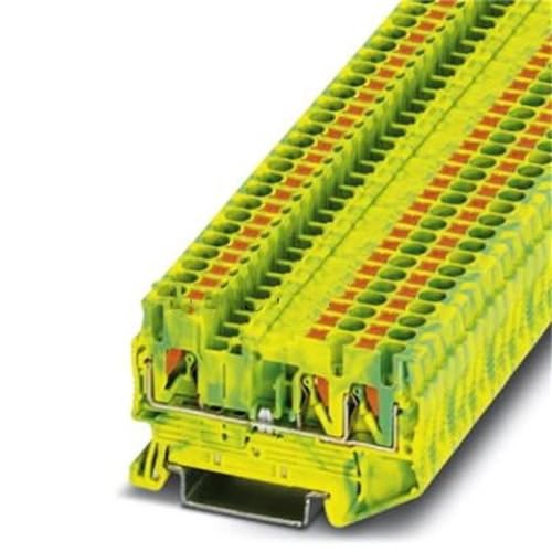 Bloques superfinitos PT 1,5/S-TWIN-PE de conexión rápida a tierra, 10 uds