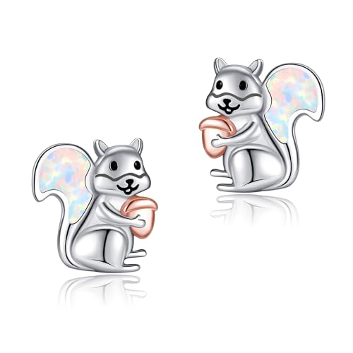 Image of Animal Stud Earrings 925 Sterling Silver Elephant /Unicorn /Chicken /Flamingo /Highland Cow /Hummingbird Earrings Animal Jewelry Gifts for Women
