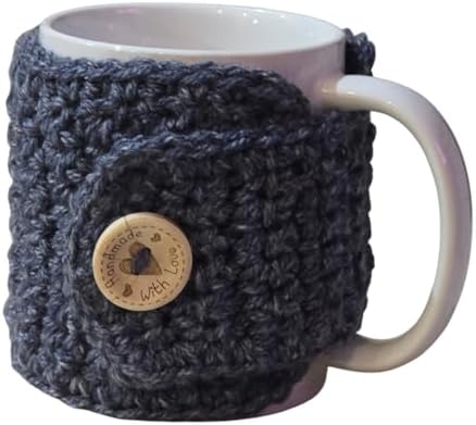 Mug cozy, sweater for mugs, coffee cozy for mugs (NEW BLUE)