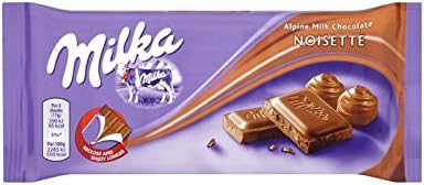 Amazon ヘーゼルナッツチョコヘーゼルナッツミルクチョコレート100グラム Milka X 4 Milka Noisette Hazelnut Milk Chocolate 100g Pack Of 4 Milka ミルカ 板チョコ チョコバー 通販