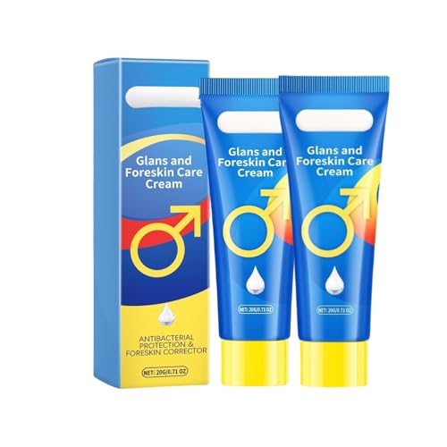 Phimose Salbe Männer,Natürliche Kortisonsalbe,Phimose-Creme Für Vorhautverengung,Phimose-Vorhaut-Korrektur-Gel Für Überschüssige Vorhaut, Schnelle Und Sanfte Wirkung (2 Stück)
