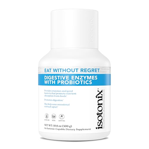 Isotonix Digestive Enzymes with Probiotics | DigeZyme Multi-Enzyme Complex & Lactospore Bacillus Coagulans | Nutrient Absorption Gut Balance & Digestive Health | Vegan Gluten-Free | 90 Servings