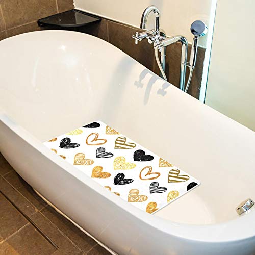 Alfombrillas antideslizantes para bebés y ancianos que evitan caídas en bañeras rectangulares 5