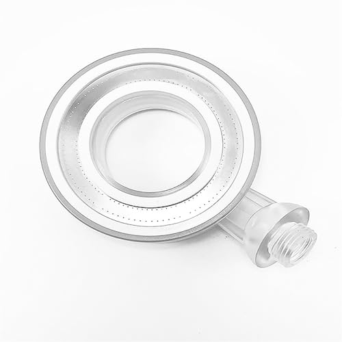 Catgol Cabezal de ducha filtrado, cabezal de ducha de alta presión, cabezal filtrado de baño de fragancia para suavizante de agua dura, embellece la piel cápsula espacial transparente