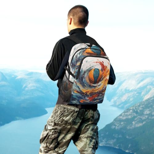 Sac à dos de randonnée pliable compactable léger aquarelle - 7