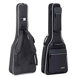 Gewa Housse Guitare Premium 20mm pour guitare folk western noir 213200 - Les Beatles, Paul McCartney, John Lennon, RIngo Starr, George Harrison