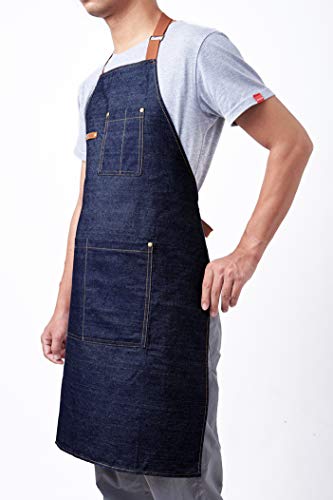 Kpd 2 Pack Blue Unisex Adjustable Bib Denim Apron For Family Chef, Kitchen, Bbq And Studio,Cooking Apron For Kitchen And Home #TOP4