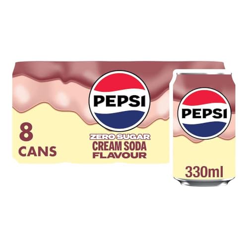Pepsi Treats Cream Soda, 8 x 330ml