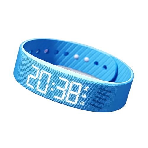 Image of Vibrating Alarm Clock Watch, 2026 New Rechargeable Silent Alarm for Deep Sleepers, LED Display Vibrating Alarm Watch for Elderly