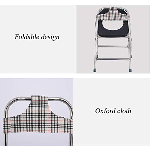 Coussinet de jambe antidérapant sur chaise de douche senior