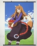 Anime Spice and Wolf Home Decor Wall Scroll Poster Fabric Painting Janpan Art Cosplay Horo 23.6 x 35.4 Inches-023[A]