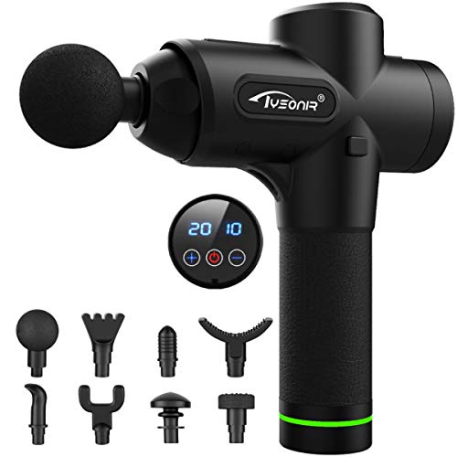 Massage Gun,Deep Tissue Percussion Muscle Massager for Athletes and Pain Relief with 9