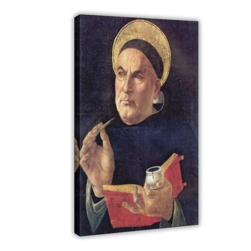 Impression sur toile Saint Thomas d'Aquin pour créer un coin lecture inspirant