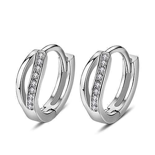 Boucles d'oreilles 925 avec gemme AAA éclatante pour un style raffiné