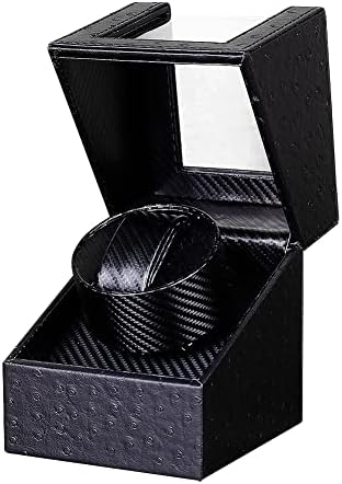 Scatola Movimentazione Orologi Automatica - Custodia Lux Con Motore Silenzioso Mabuchi, In PU Pelle - Foto 3