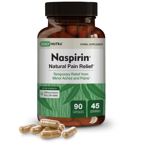 DailyNutra Naspirin Willow Bark Formula, White Willow Bark for The ...
