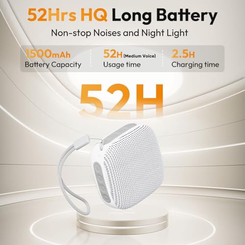 Mini máquina de sonido portátil HOMEBEST con conector para auriculares 7