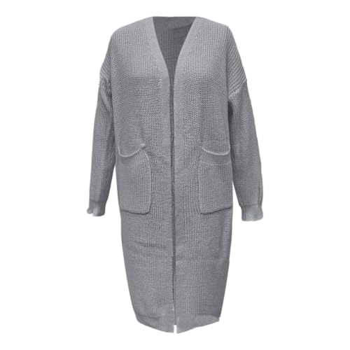 Long Cardigan Sweaters For Women With Pockets Cable Knit Cardigan - image 4